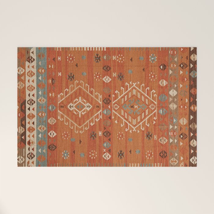 Heritage Traditional Moroccann Rug Design Welcome Mat Gallery Image 1