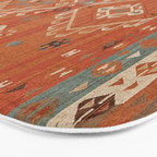 Heritage Traditional Moroccann Rug Design Bath Mat Gallery Image 3