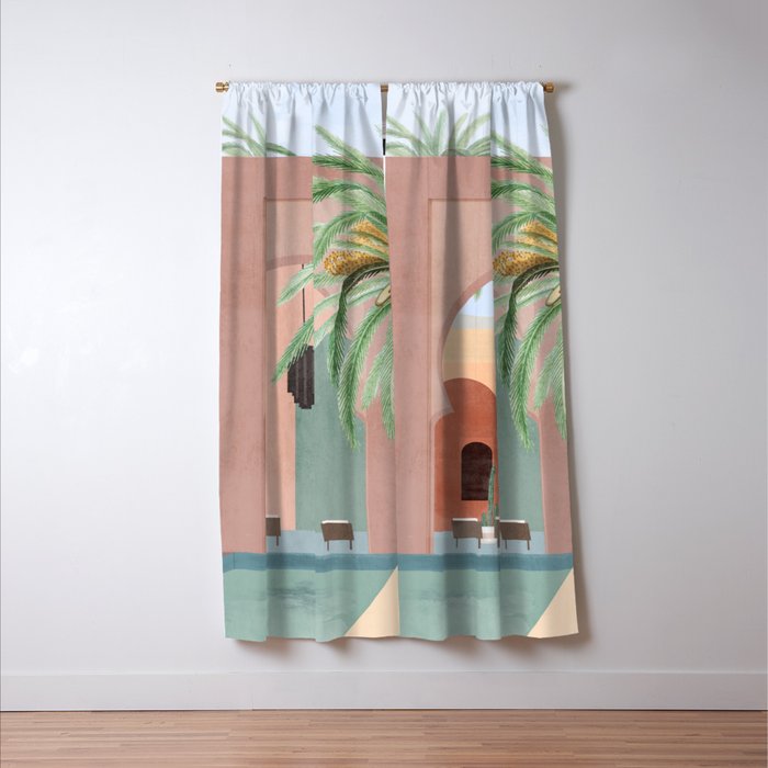 Moroccan Pool Window Curtain Gallery Image 3