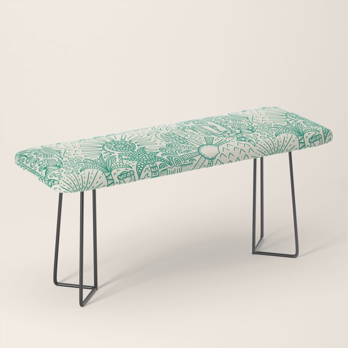 Hawaiian Hula Dancer Toile - Green Bench Gallery Image 1