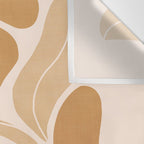 Modern Boho Art Nouveau Floral 2.3 Neutral Sand Wall Tapestry Gallery Image 3