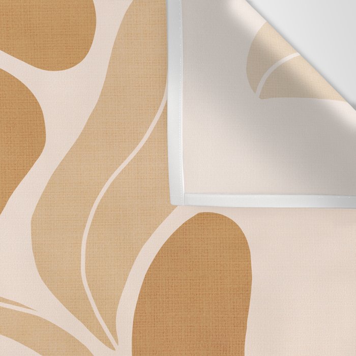 Modern Boho Art Nouveau Floral 2.3 Neutral Sand Wall Tapestry Gallery Image 3