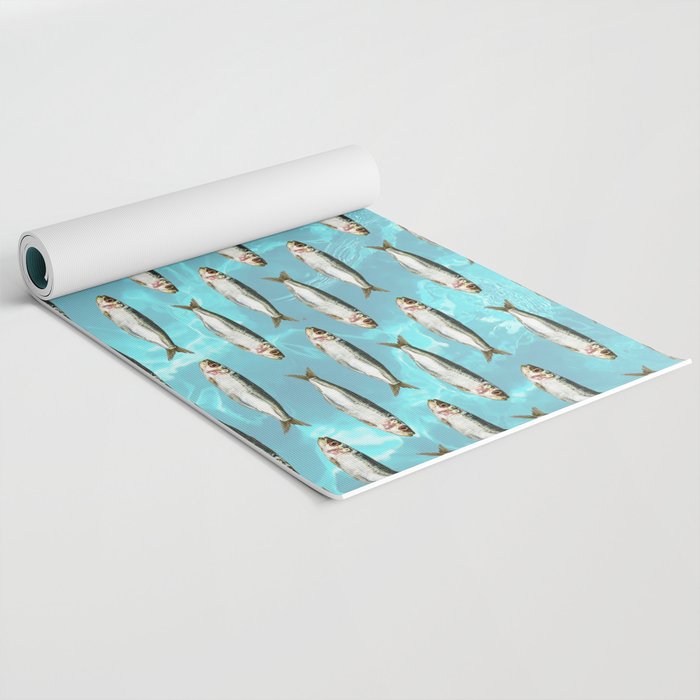 Sardines in the pool Yoga Mat Gallery Image 2