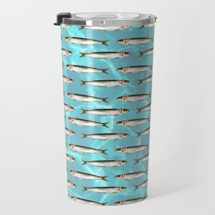Sardines in the pool Travel Mug Gallery Image 3