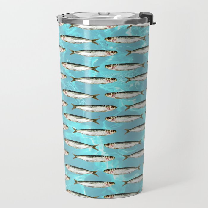 Sardines in the pool Travel Mug Gallery Image 2