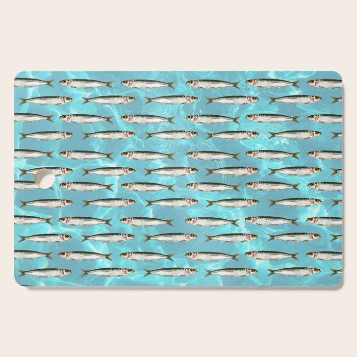 Sardines in the pool Cutting Board Gallery Image 1