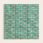 Sardines in the pool Wood Wall Art Gallery Image 1
