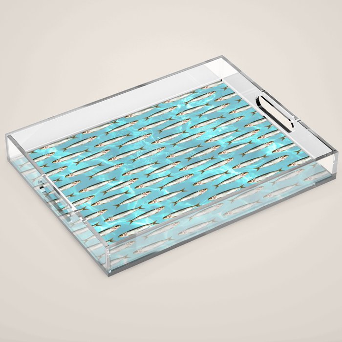 Sardines in the pool Acrylic Tray Gallery Image 1