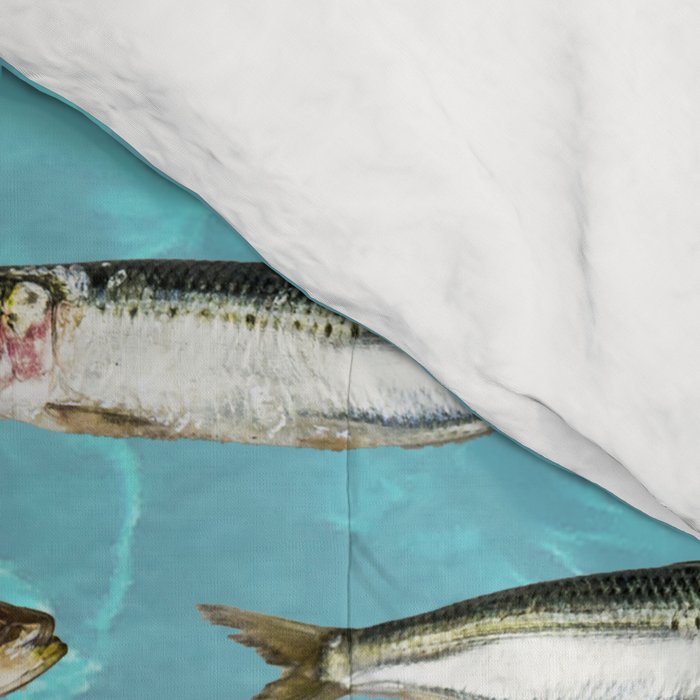 Sardines in the pool Comforter Gallery Image 4