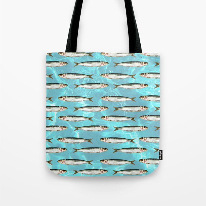 Sardines in the pool Tote Bag Gallery Image 1