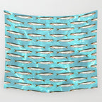 Sardines in the pool Wall Tapestry Gallery Image 4
