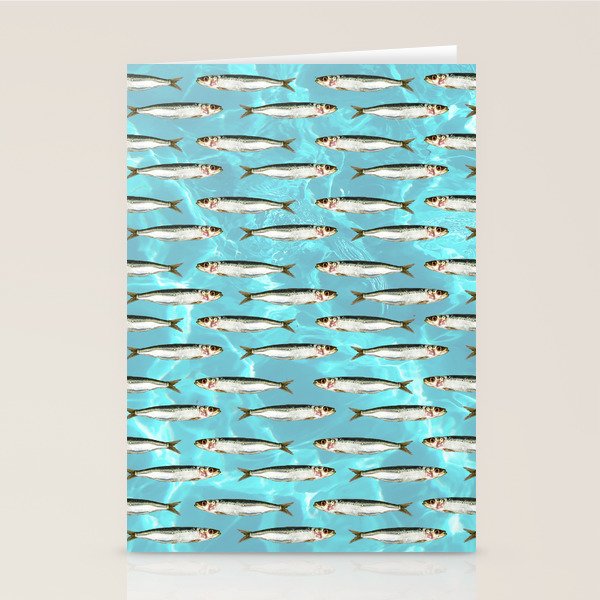 Sardines in the pool Stationery Card Gallery Image 2