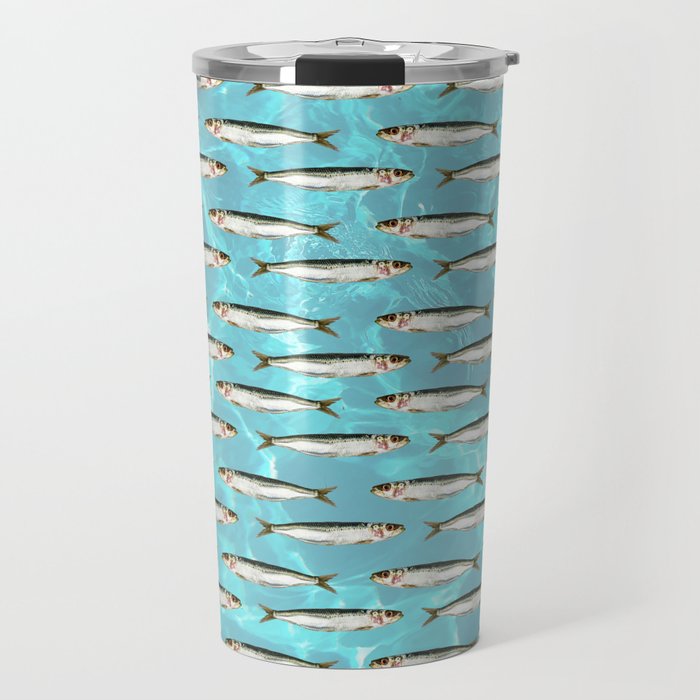Sardines in the pool Travel Mug Gallery Image 1