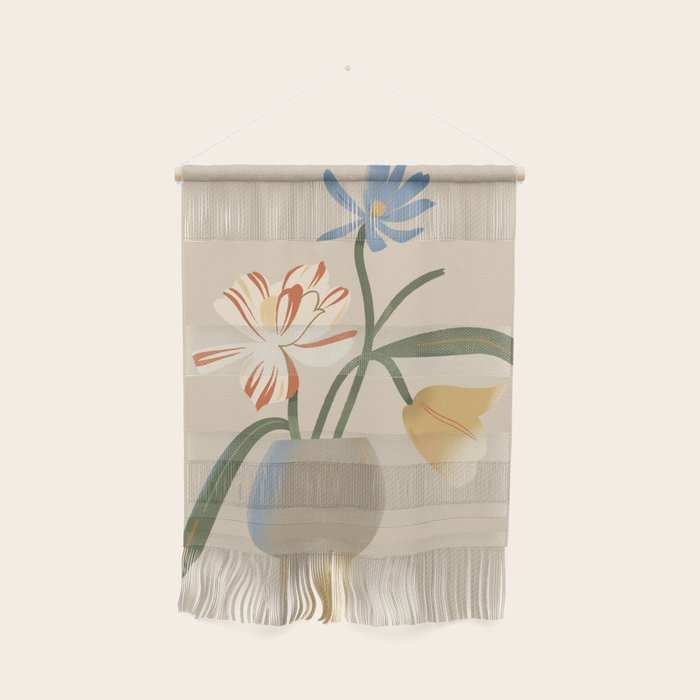  Decorative Flowers in a Vase Wall Hanging Gallery Image 1