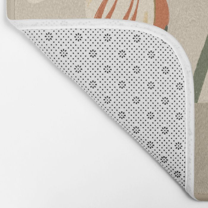  Decorative Flowers in a Vase Bath Mat Gallery Image 2