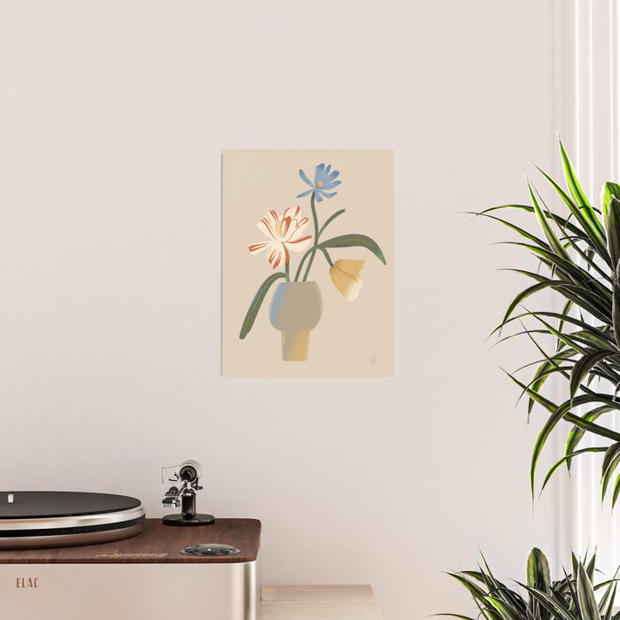  Decorative Flowers in a Vase Poster Gallery Image 2