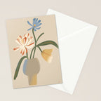  Decorative Flowers in a Vase Stationery Card Gallery Image 2