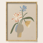  Decorative Flowers in a Vase Serving Tray Gallery Image 1
