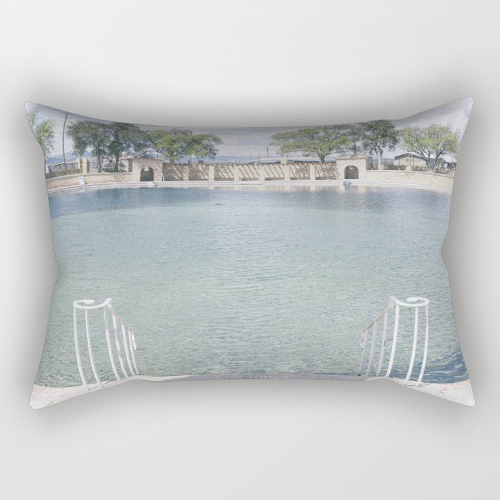Balmorhea State Park Print x West Texas Photography Rectangular Pillow Gallery Image 2