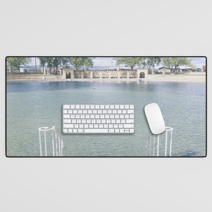 Balmorhea State Park Print x West Texas Photography Desk Mat Gallery Image 1