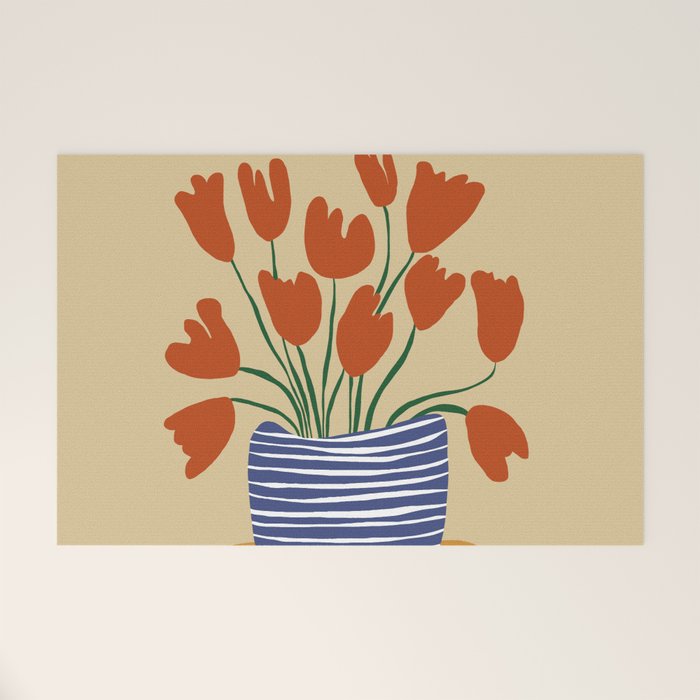 Tulip pot Welcome Mat Gallery Image 1