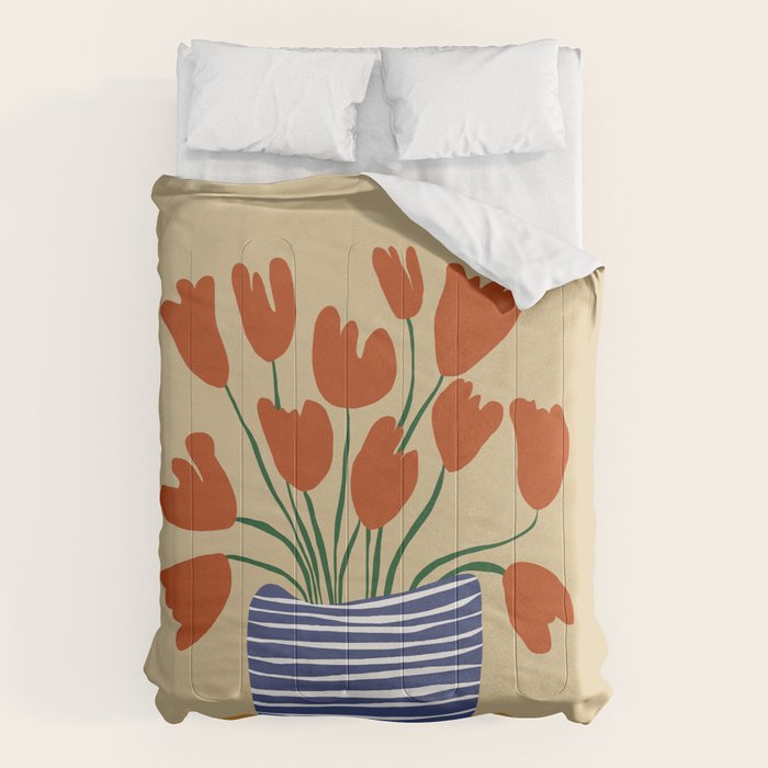 Tulip pot Comforter Gallery Image 1