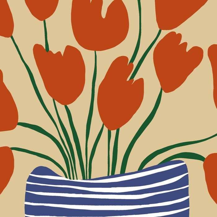 Tulip pot Coffee Mug Gallery Image 2