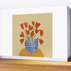 Tulip pot Wall Mural Gallery Image 2