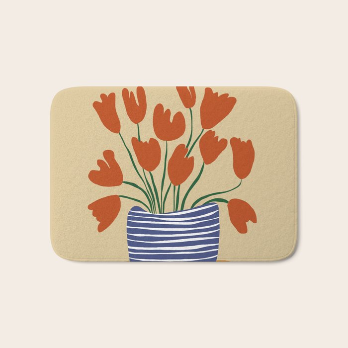 Tulip pot Bath Mat Gallery Image 1