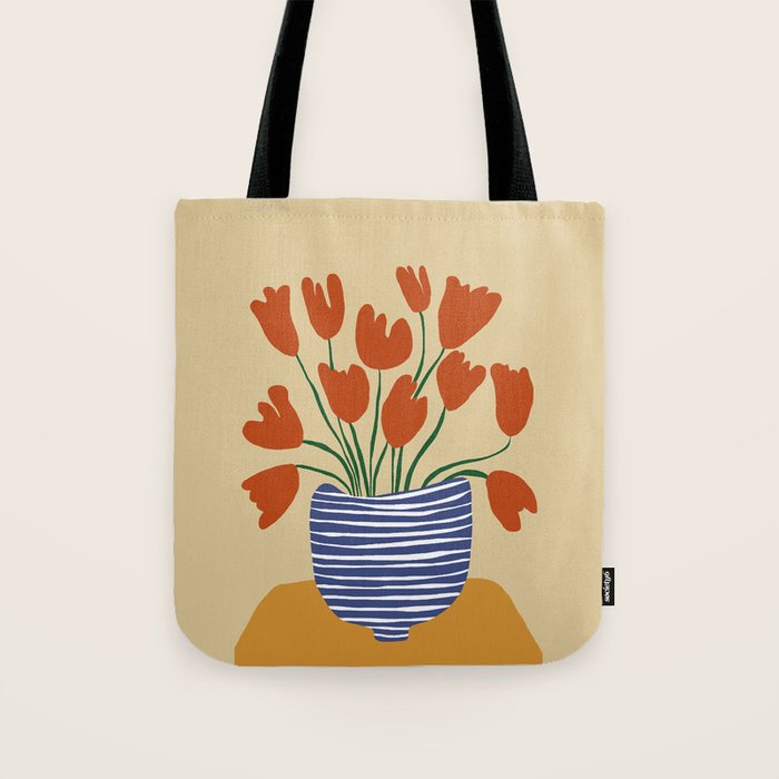 Tulip pot Tote Bag Gallery Image 1
