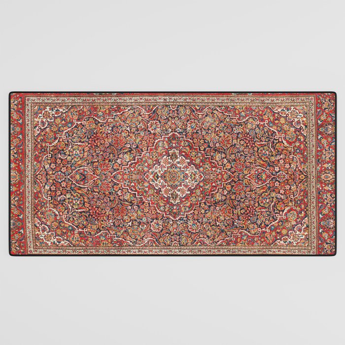 Kashan  Antique Persian Rug Print Desk Mat Gallery Image 3