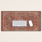 Kashan  Antique Persian Rug Print Desk Mat Gallery Image 1