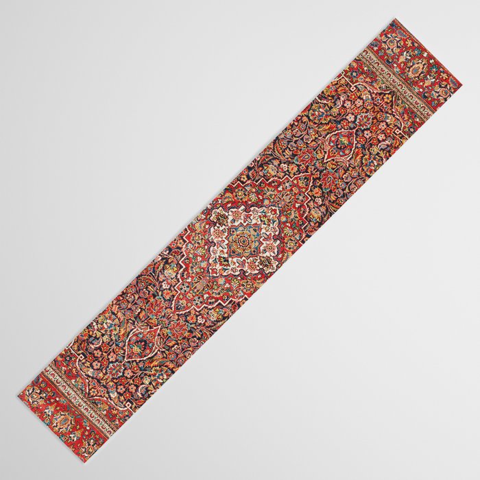 Kashan  Antique Persian Rug Print Table Runner Gallery Image 3