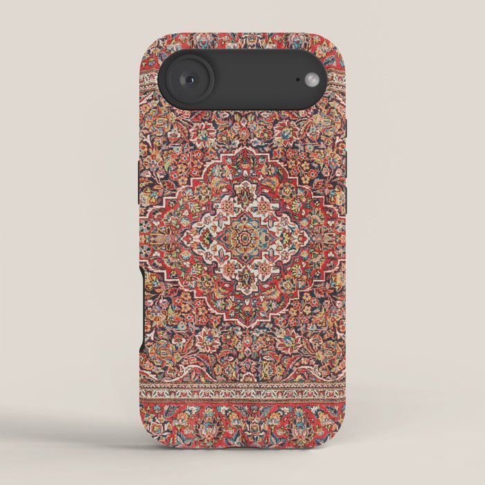 Kashan  Antique Persian Rug Print iPhone Case Gallery Image 2