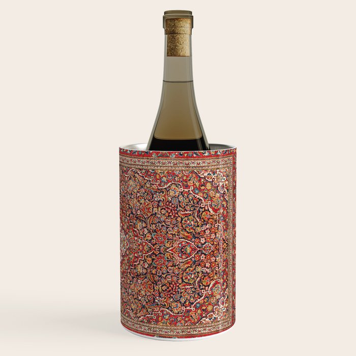 Kashan  Antique Persian Rug Print Wine Chiller Gallery Image 3