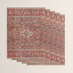 Kashan  Antique Persian Rug Print Wrapping Paper Gallery Image 3