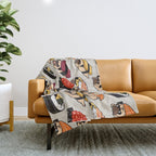 Sushi Pug Throw Blanket Gallery Image 1