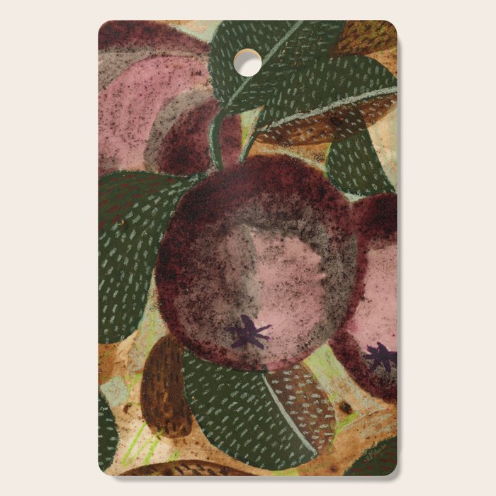 Fall Apple Orchard Painting in Red Delicious Cutting Board Gallery Image 1