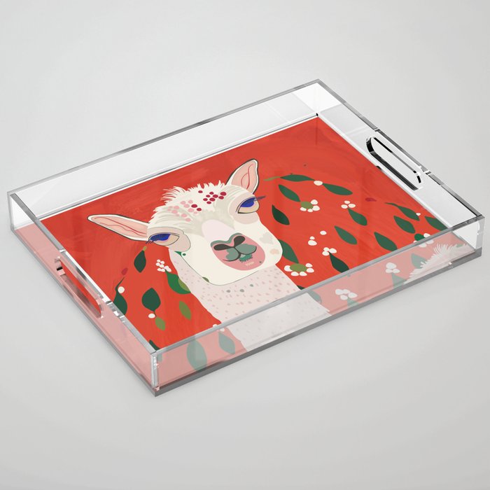 Llama Acrylic Tray Gallery Image 1