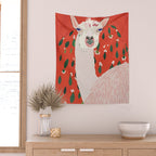 Llama Wall Tapestry Gallery Image 2