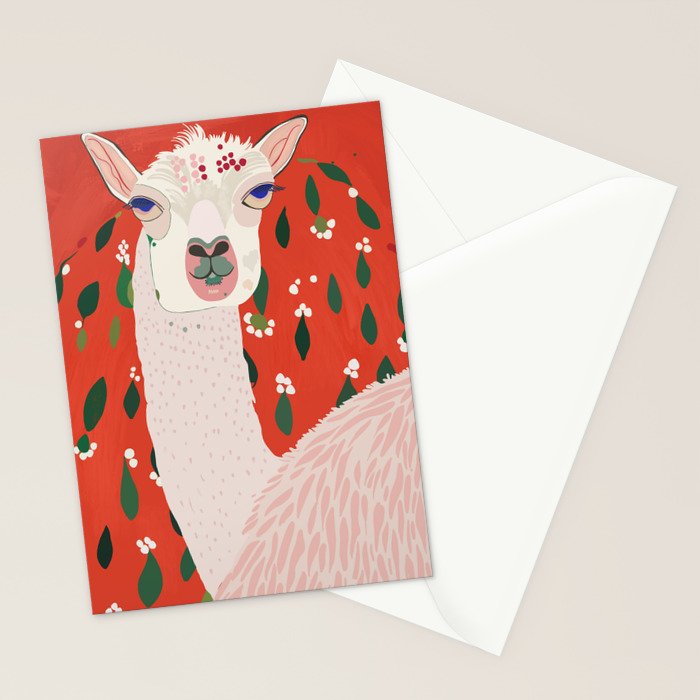 Llama Stationery Card Gallery Image 2