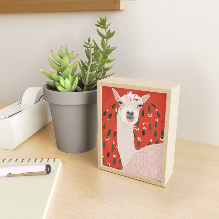 Llama Mini Art Print Gallery Image 2