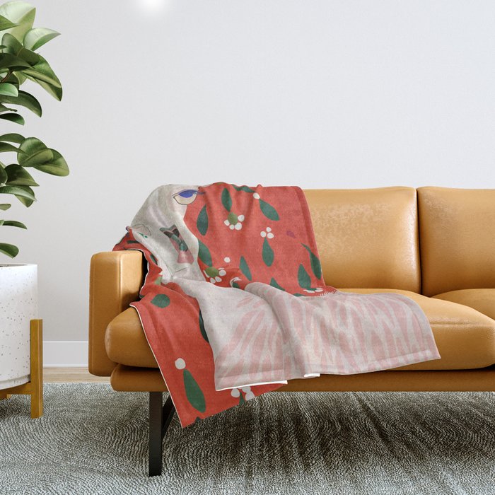 Llama Throw Blanket Gallery Image 1