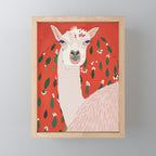 Llama Mini Art Print Gallery Image 1