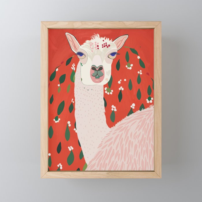 Llama Mini Art Print Gallery Image 1