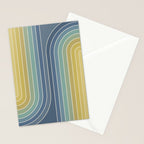 Gradient Curvature VIII Stationery Card Gallery Image 2