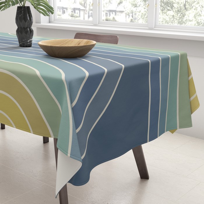 Gradient Curvature VIII Tablecloth Gallery Image 3