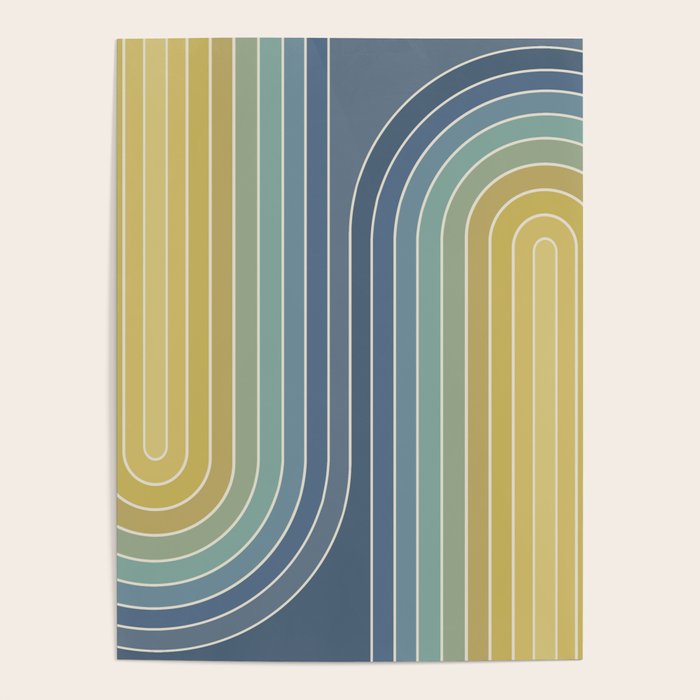 Gradient Curvature VIII Poster Gallery Image 4
