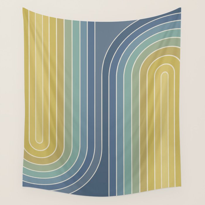 Gradient Curvature VIII Wall Tapestry Gallery Image 1