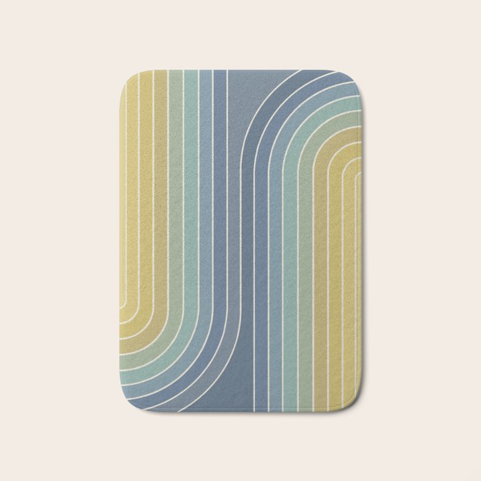 Gradient Curvature VIII Bath Mat Gallery Image 1